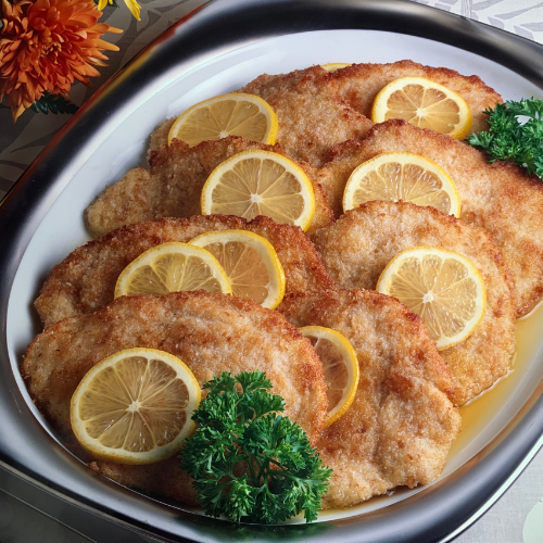 Veal Piccata (Lemon Sauce) Firenze International Olive Oil