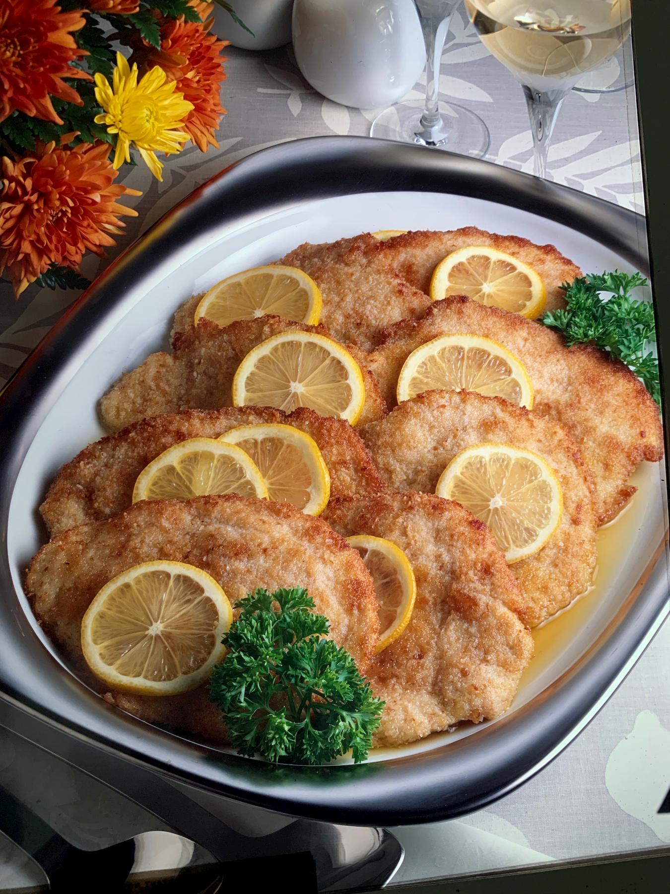 Veal Piccata (Lemon Sauce) - Firenze International Olive Oil